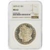 Image 1 : 1879-CC $1 Morgan Silver Dollar NGC Graded MS62