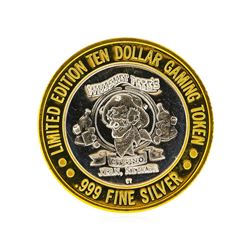 Whiskey Petes $10 Casino Gaming Token .999 Silver Limited Edition