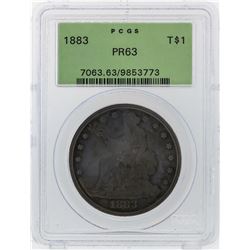 1883 $1 Silver Trade Dollar Coin PCGS Graded PR63