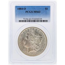 1884-O $1 Morgan Silver Dollar PCGS Graded MS63