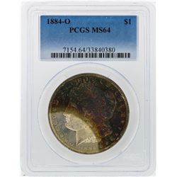 1884-O $1 Morgan Silver Dollar PCGS Graded MS64