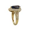 Image 3 : 14KT Yellow Gold 3.60ct Tanzanite and Diamond Ring