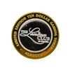 Image 2 : .999 Silver Aladin Las Vegas, Nevada $10 Casino Gaming Token Limited Edition