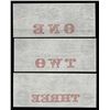 Image 2 : 1800s $1/$2/$3 The Corn Exchange Bank Obsolete Notes GEM CU