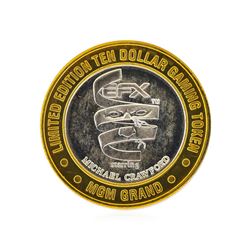 .999 Silver MGM Grand Las Vegas, Nevada $10 Casino Gaming Token Limited Edition