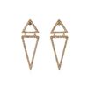 Image 1 : 14KT Rose Gold 0.90ctw Diamond Earrings