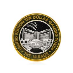 .999 Silver The Mirage Las Vegas, Nevada $10 Casino Gaming Token Limited Edition