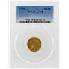 Image 1 : 1914 $2 1/2 Indian Head Quarter Eagle Gold Coin PCGS AU58