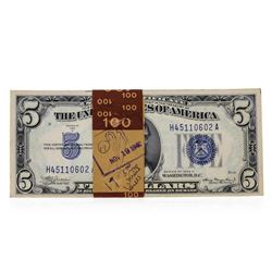 (19) Consecutive Serial 1934A $5 Silver Certificate Notes