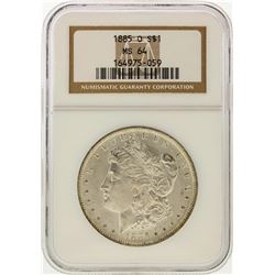 1885-O $1 Morgan Silver Dollar NGC Graded MS64