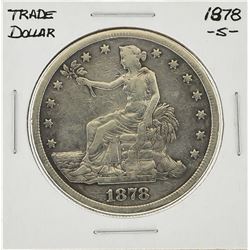1878-S $1 U.S. Trade Silver Dollar Coin