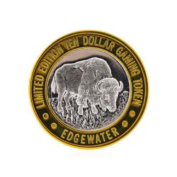.999 Silver Edgewater Hotel & Casino Laughlin, NV $10 Casino Token Limited Editi