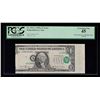 Image 1 : 1988A $1 Federal Reserve Note End of Roll Misaligned Face ERROR PCGS XF45