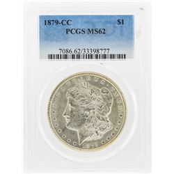 1879-CC $1 Morgan Silver Dollar PCGS Graded MS62