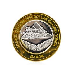 .999 Silver The Luxor Las Vegas, Nevada $10 Casino Gaming Token Limited Edition