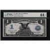 Image 1 : 1899 $1 Black Eagle Silver Certificate PMG Graded CU64 EPQ