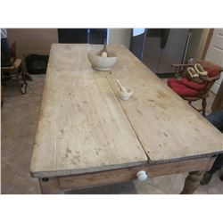 Antique Grand House Kitchen Table