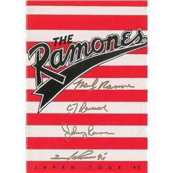 Ramones Signed Program