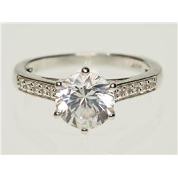 STERLING SILVER CZ RING