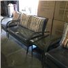Image 2 : 4 PIECE GREY PATIO CONVERSATION SET- DOUBLE SEAT, 2 CHAIRS, ONE SIDE TABLE
