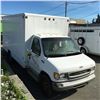 Image 2 : 1997 FORD E350 ONE TON CUBE VAN,  WHITE, VIN# 1FDKE30F2VHA08377