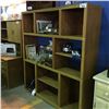 Image 1 : OAK FRONT SHELVING UNIT