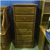 Image 1 : PINE 6 DRAWER HIGH BOY DRESSER