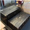 Image 1 : 2 VINTAGE STEAMER TRUNKS & CONTENTS ( MOSTLY CLOTHING)
