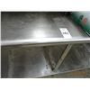 Image 2 : 8' S/S Bullnose Table w/Undershelf on Casters