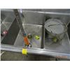 Image 2 : S/S 8' 3-Comp Sink w/Drain Levers