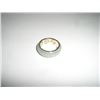 Image 1 : 14K GOLD RING WITH BEUATIFUL JADE ETERNITY TOTAL WEIGHT IS 4.42g STAMPED *14K* AND HAS ORIENTAL SYMB
