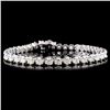 Image 1 : `14K Gold 7.00ctw Diamond Bracelet