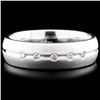 Image 1 : 14K Gold 0.10ctw Diamond Ring
