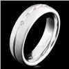 Image 2 : 14K Gold 0.10ctw Diamond Ring