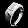 Image 2 : 14K Gold 0.11ctw Diamond Ring