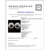 Image 3 : 14K White Gold 1.17ctw Fancy Color Diamond Earring