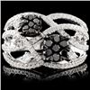 Image 1 : 14K White Gold 0.93ctw Fancy Color Diamond Ring