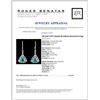 Image 3 : 14K Gold 2.87ct Apatite & 0.69ctw Diamond Earrings