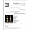 Image 3 : 18K Gold 3.51ct Sapphire & 0.93ct Diamond Earrings