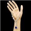 Image 3 : 18K Gold 20.80ct Tanzanite & 8.81ctw Diamond Neckl