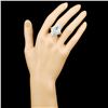 Image 4 : 18K Gold 3.98ct Tourmaline & 1.60ctw Diamond Ring