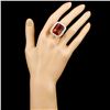Image 5 : 18K Gold 30.54ct Tourmaline & 3.73ctw Diamond Ring