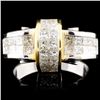 Image 1 : 18K Gold 2.01ctw Diamond Ring