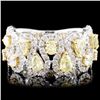 Image 1 : 18K Gold 1.48ctw Fancy Diamond Ring