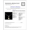Image 3 : 18K Gold 1.40ctw Fancy Diamond Necklace