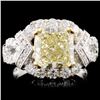 Image 1 : *GIA 18K Gold 3.99ctw Fancy Diamond Ring