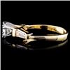 Image 3 : 14K Yellow Gold 0.87ctw Diamond Ring