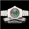 Image 1 : Rolex SS DateJust 1.00ct Diamond Ladies Wristwatch