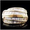 Image 1 : 14K Yellow Gold 1.68ctw Diamond Ring