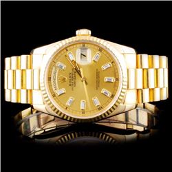 Rolex 18K YG Day-Date Presidential Wristwatch